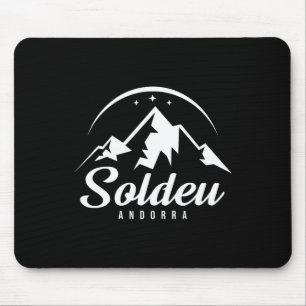 Tapis De Souris Soldeu Andorre Station de ski Ski Snowboard
