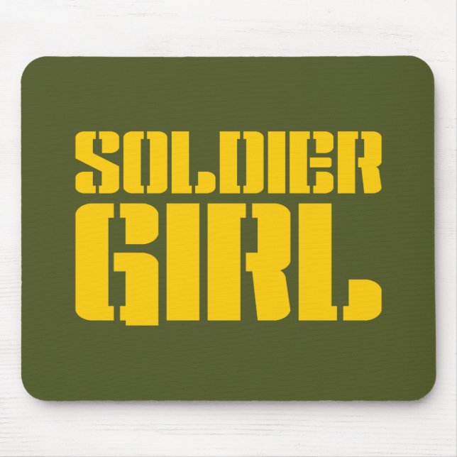 TAPIS DE SOURIS SOLDIER GIRL (Devant)