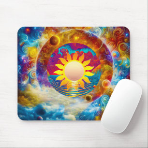 Tapis De Souris Soleil Cosmique