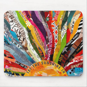 Tapis De Souris Soleil en techniques mixtes 