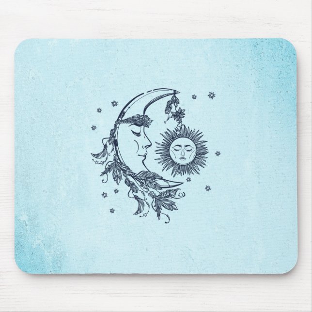 Tapis De Souris Soleil et Lune (Devant)