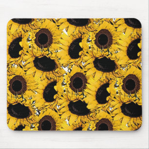 Tapis De Souris soleil fleurs pétales nager plongée marine nature 