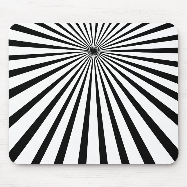 Tapis De Souris Soleil noir (Devant)