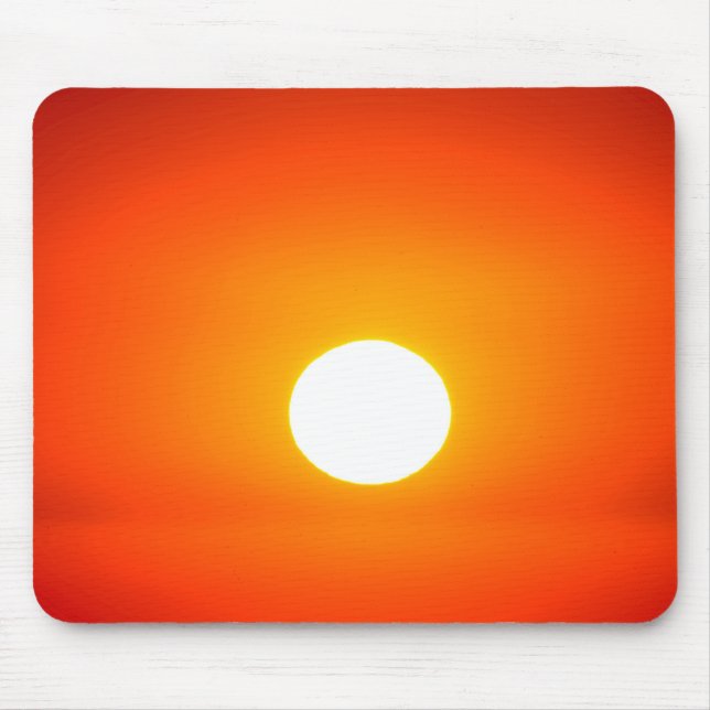 Tapis De Souris soleil orange (Devant)