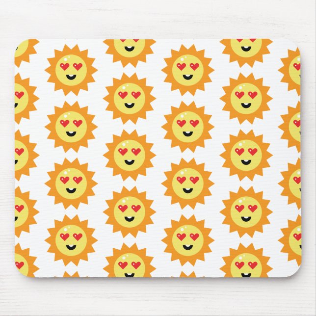 Tapis De Souris Soleil souriant (Devant)