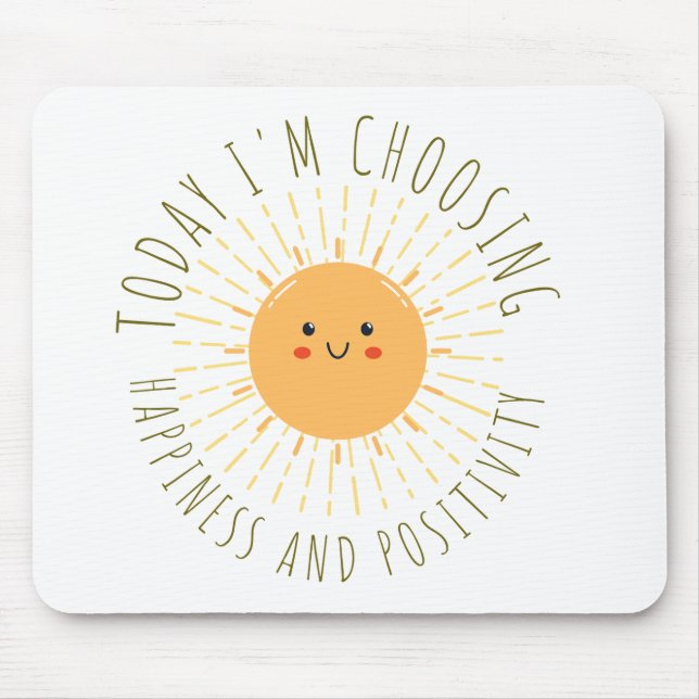 Tapis De Souris Soleil souriant mignon  (Devant)