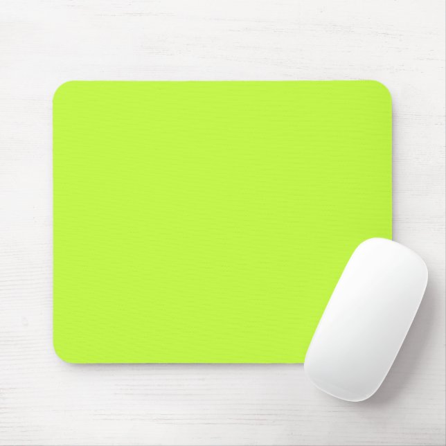 Tapis De Souris Solid bright light green (Avec souris)