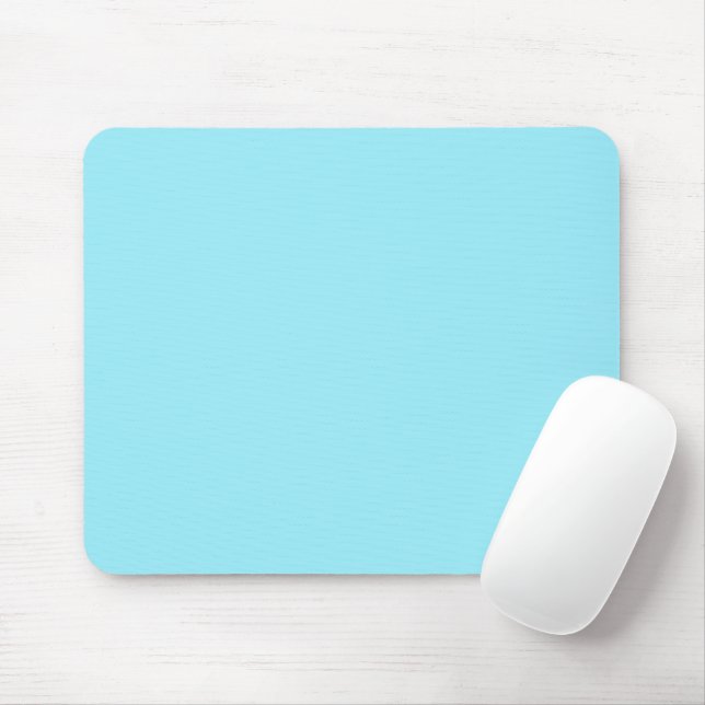 Tapis De Souris Solid color light soft aqua blue (Avec souris)