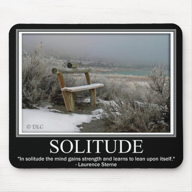 Tapis De Souris SOLITUDE Mousepad - de motivation (Devant)