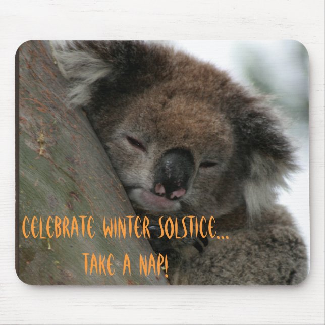 Tapis De Souris Solstice d'hiver Koala (Devant)