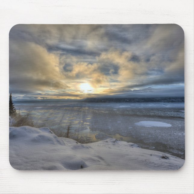 Tapis De Souris Solstice d'hiver Turnagain Arme (Devant)