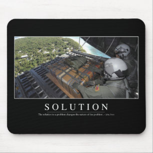 Tapis De Souris Solution : Citation 1 inspirationnelle