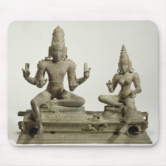 Tapis De Souris Somaskanda, Chola, Tamil Nadu (bronze) (Devant)