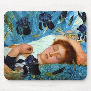 Tapis De Souris Sommeil dans les Irises