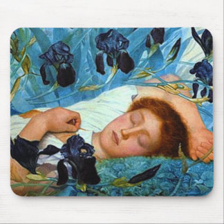 Tapis De Souris Sommeil dans les Irises
