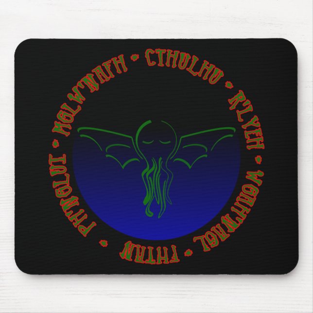 Tapis De Souris Sommeils de Cthulhu - Mousepad (Devant)