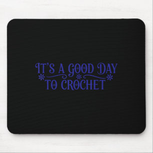 Tapis De Souris Son Bon Jour Crochet Art Graphique Drôle