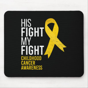 Tapis De Souris Son combat est Ma lutte contre le cancer de l'enfa