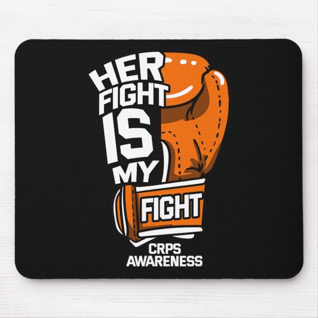 Tapis De Souris Son Combat Est Mon Combat Crps Sensibilisation Rsd (Devant)