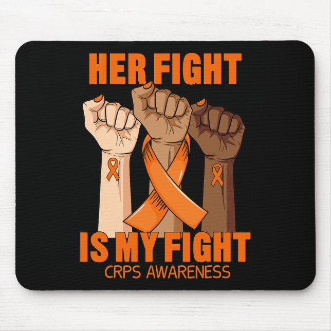 Tapis De Souris Son Combat Est Mon Combat Crps Sensibilisation Rsd (Devant)