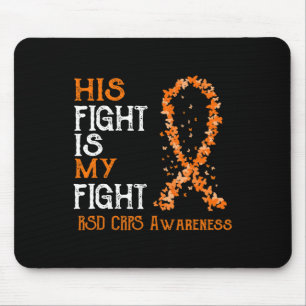 Tapis De Souris Son combat est mon combat RSD RCPS Sensibilisation