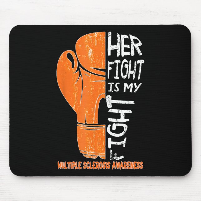 Tapis De Souris Son combat est mon jeu de boxe de combat Glove Ms  (Devant)
