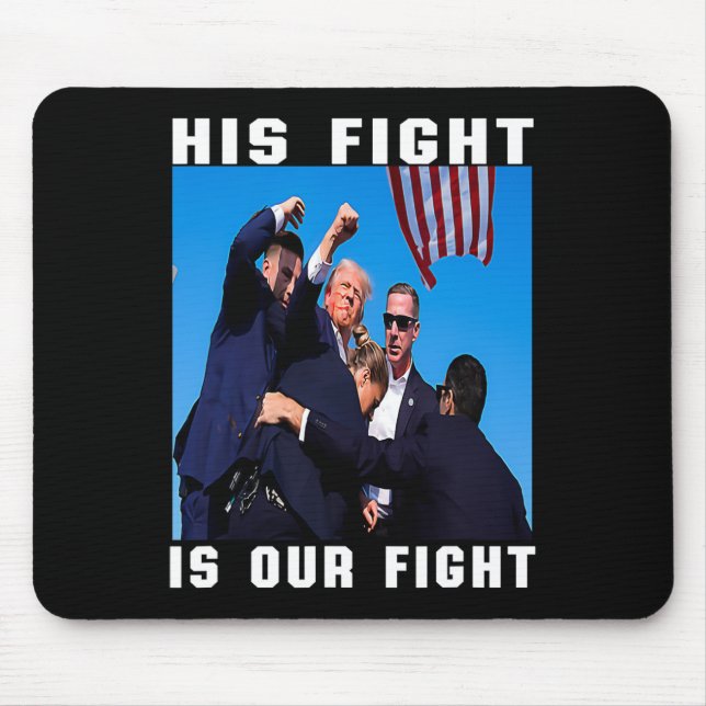 Tapis De Souris Son Combat Est Notre Combat (Devant)