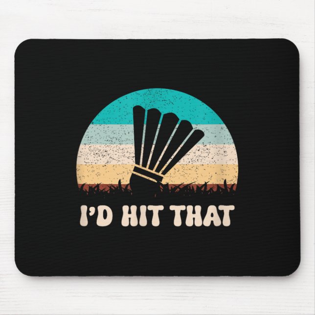 Tapis De Souris Son Dans Mon Volant de badminton Adn Racket Badmin (Devant)