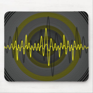 Tapis De Souris Son Yellow Dark mousepad