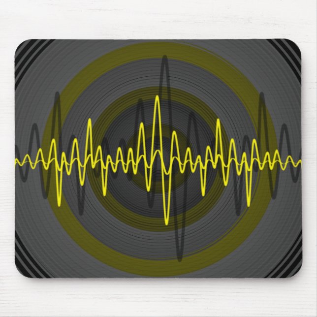 Tapis De Souris Son Yellow Dark mousepad (Devant)