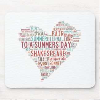Tapis De Souris Sonnet 18 de Shakespeare