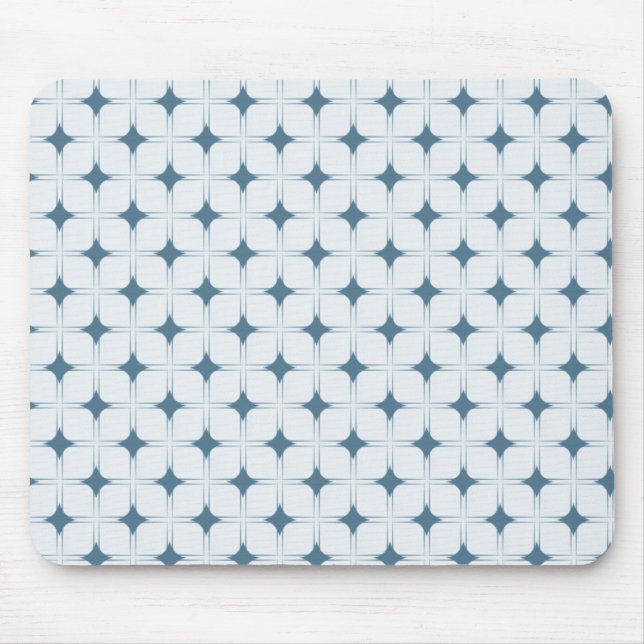 Tapis De Souris Sophistication rétro Mousepad, Bleu (Devant)
