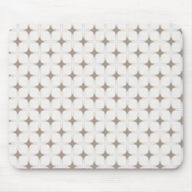 Tapis De Souris Sophistication rétro Mousepad, Latte (Devant)