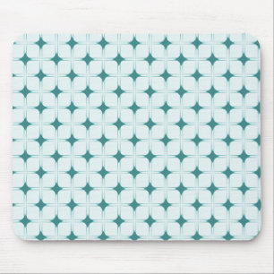 Tapis De Souris Sophistication rétro Mousepad, Turquoise