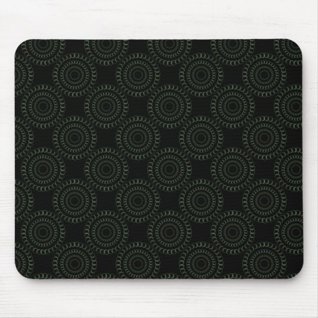 Tapis De Souris Sophistiqué Chic Mousepad, Vert (Devant)