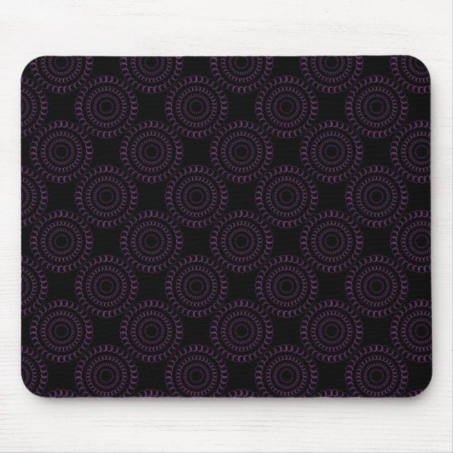 Tapis De Souris Sophistiqué Chic Mousepad, Violet (Devant)