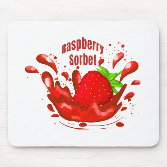 Tapis De Souris Sorbet de framboise (Devant)