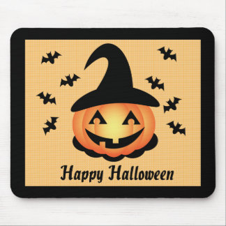 Tapis De Souris Sorcière citrouille Mousepad