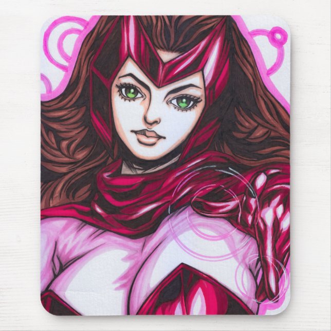 Tapis De Souris Sorcière écarlate ~ Wanda Maximoff (Devant)
