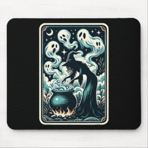 Tapis De Souris Sorcière Ghost Cauldron Gothique Supernaturel Taro