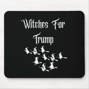 Tapis De Souris Sorcières pour Trump - Drôle d'élection Halloween
