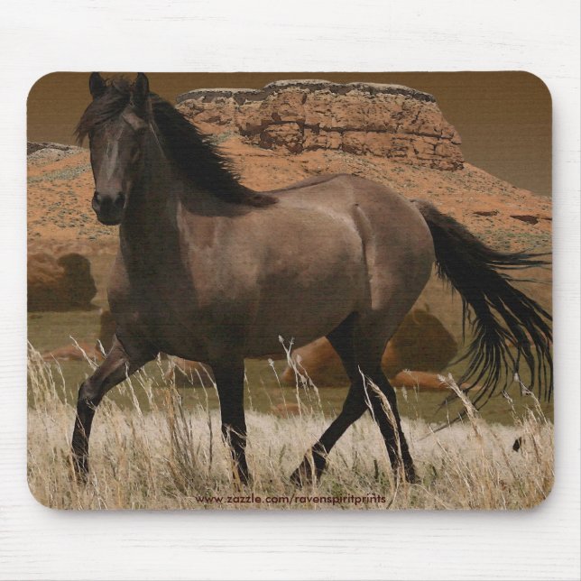 Tapis De Souris SORRAIE CHEVAUX ESPAGNOLS Mousepad (Devant)