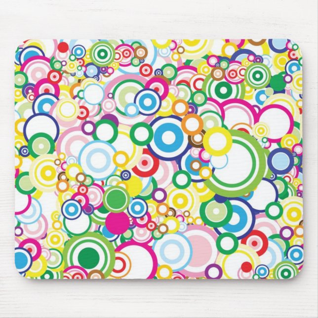 Tapis De Souris Sort de cercles vifs (Devant)