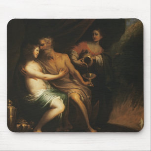 Tapis De Souris Sort et ses filles (huile sur la toile) 3