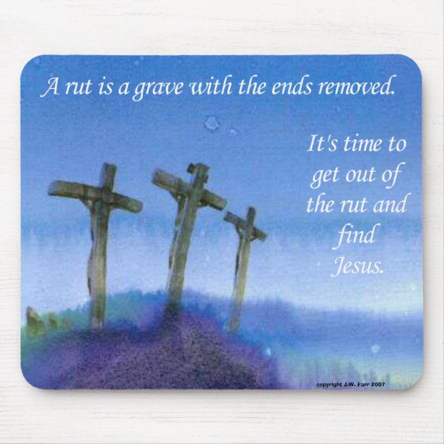 Tapis De Souris Sortez de l'ornière (Devant)