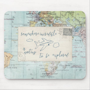 Tapis De Souris Sortez et explorez la citation et tracez