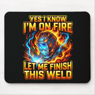 Tapis De Souris Soudeur drôle Soudage Ouvrier métallurgiste Oui je