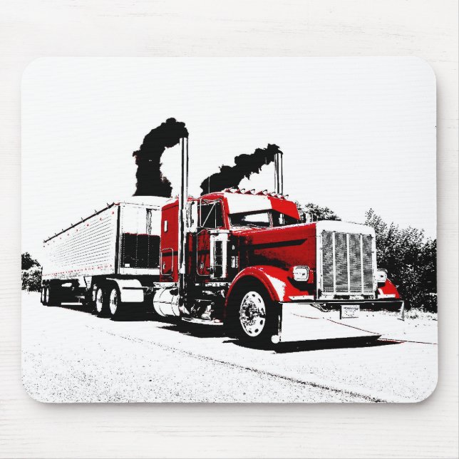 Tapis De Souris Soufflement par Peterbilt Mousepad (Devant)