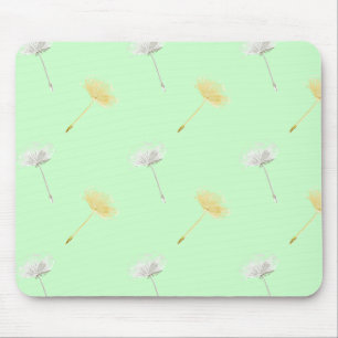 Tapis De Souris Souhaite Mint Dandelion Flowers