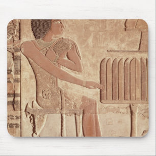 Tapis De Souris Soulagement dépeignant les défunts assis